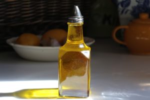 Olio d'oliva test di assaggio
